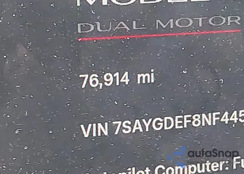 2022 Tesla Model Y Performance Dual Motor All-Wheel Drive from USA, damaged, VIN 7SAYGDEF8NF445617